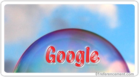 Google dans une bulle transparente