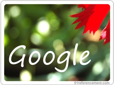 Fond végétal avec Google