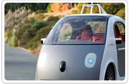 Photo de la voiture Google car sans conducteur