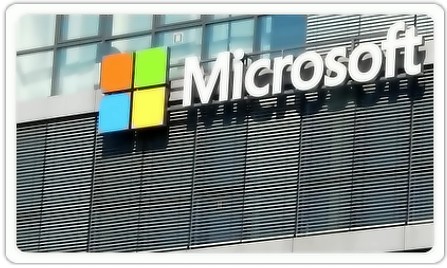 Logo Microsoft bâtiment