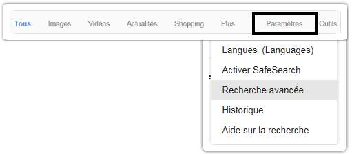 Trouver les parametres avancees