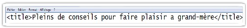 Ancien title de la page Internet