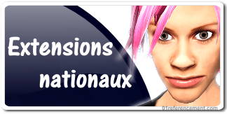 Les extensions nationaux