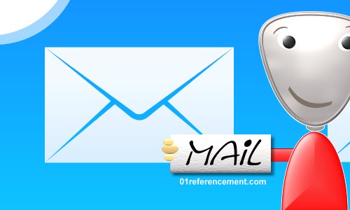 E-mail boite de reception et enveloppe