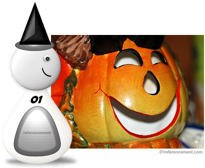 Google fete halloween avec citrouille