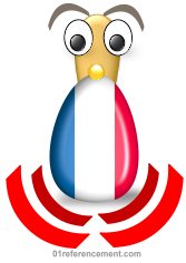Bonhomme bleu blanc rouge
