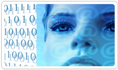 Image Internet avec personnage virtuel