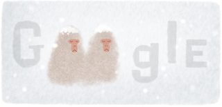 Google Doodle macaque