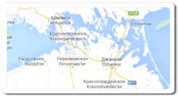 La frontière de la Crimée vue version ukrainienne