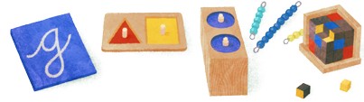 Doodle Maria Montessori