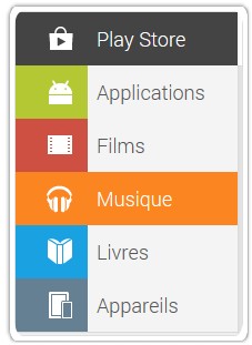 Google Play recherche