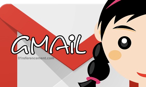 Messagerie gmail et une petite fille