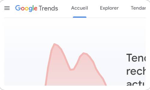 outil google trends avec statistique