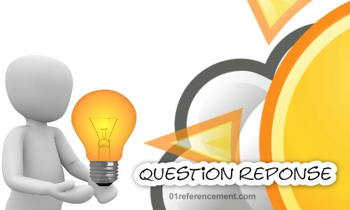 Une question et reponse et ampoule lumiere