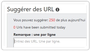 Suggerer une URL